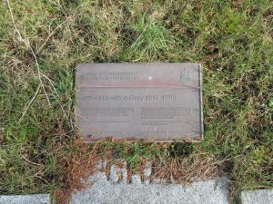 father of confred plaque