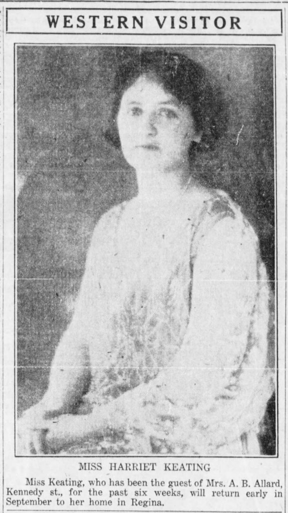 The_Winnipeg_Tribune_Sat__Aug_18__1928_pic of hattie in 1928