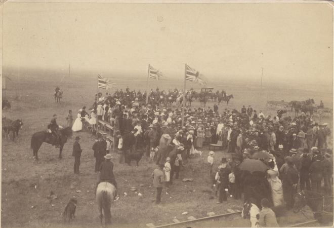 another scene of long lake ceremony