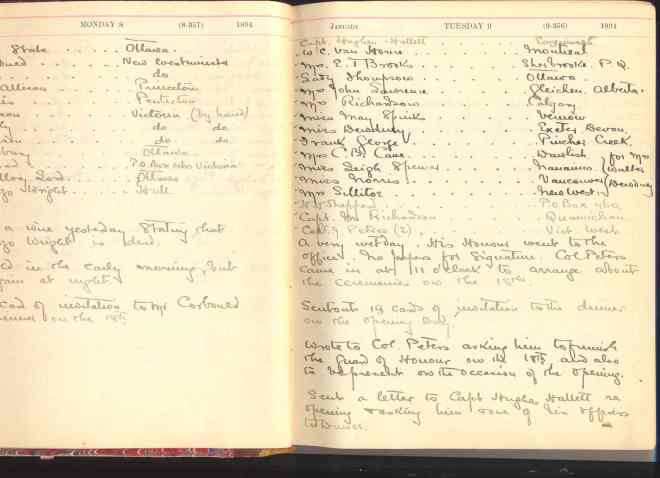 edgar 1894 diary jan 9