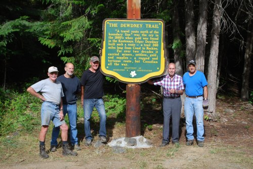 6guys w dewd trail sign