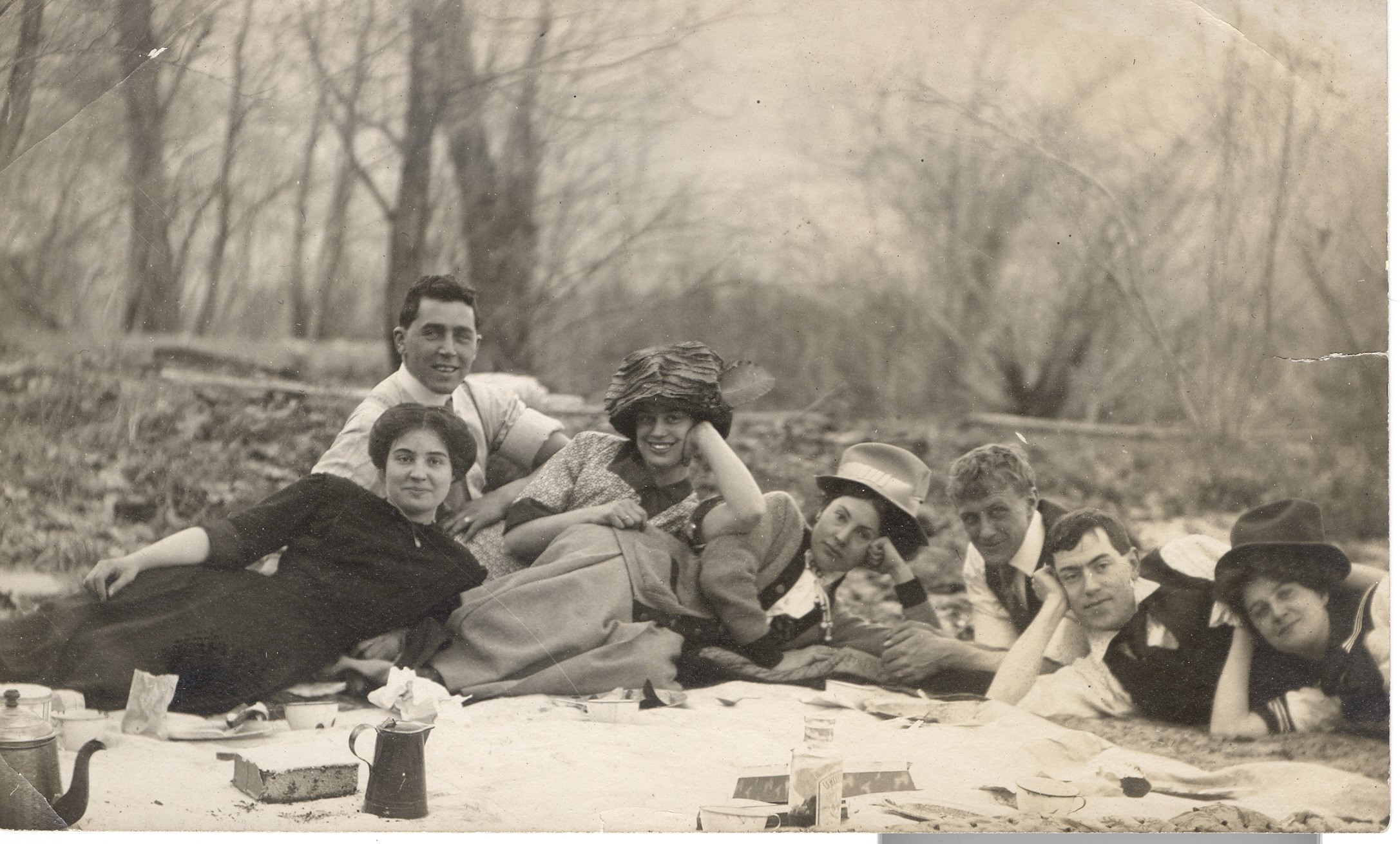 win and friends in pose