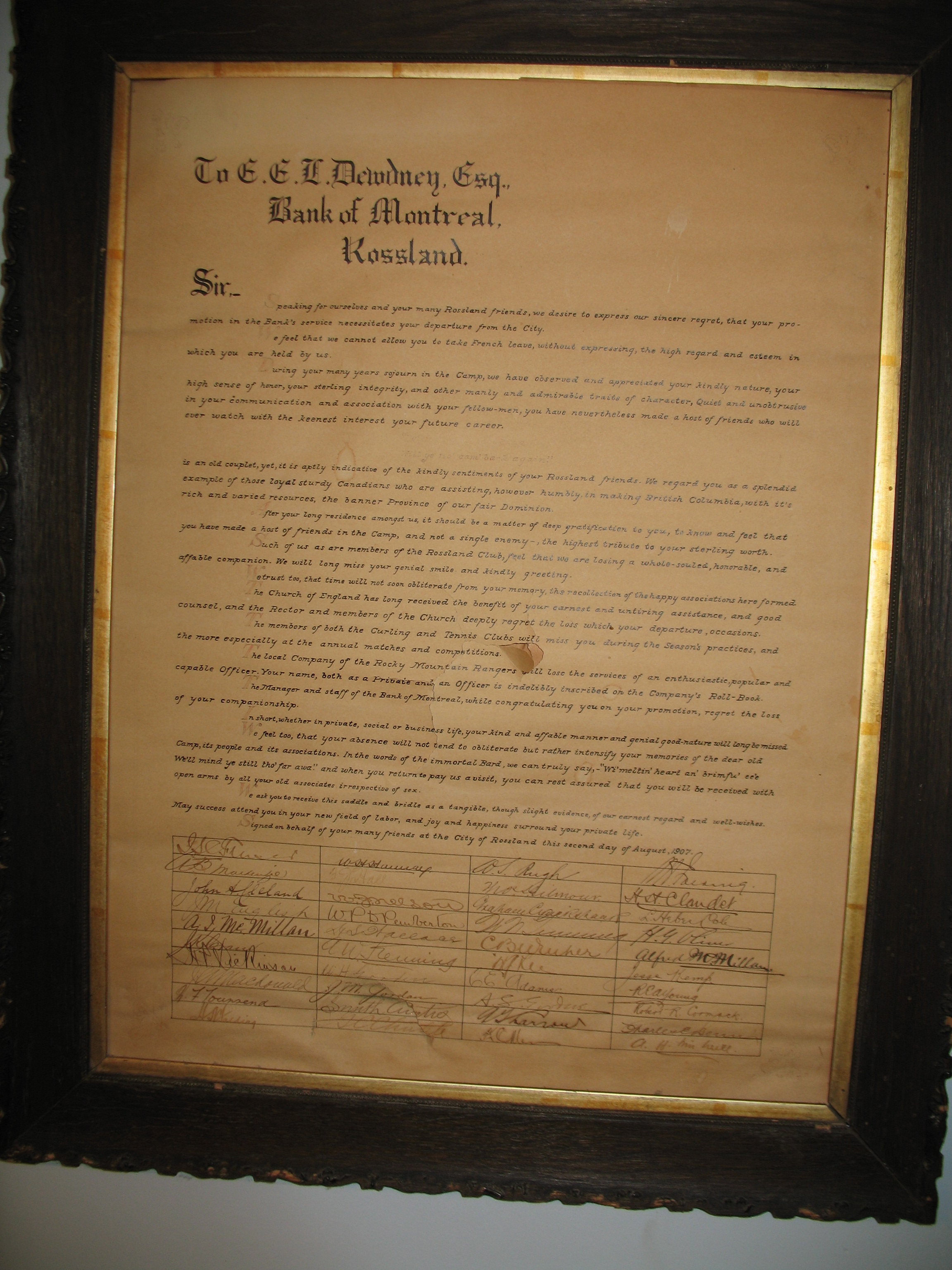 ted dewdney rossland scroll (1)